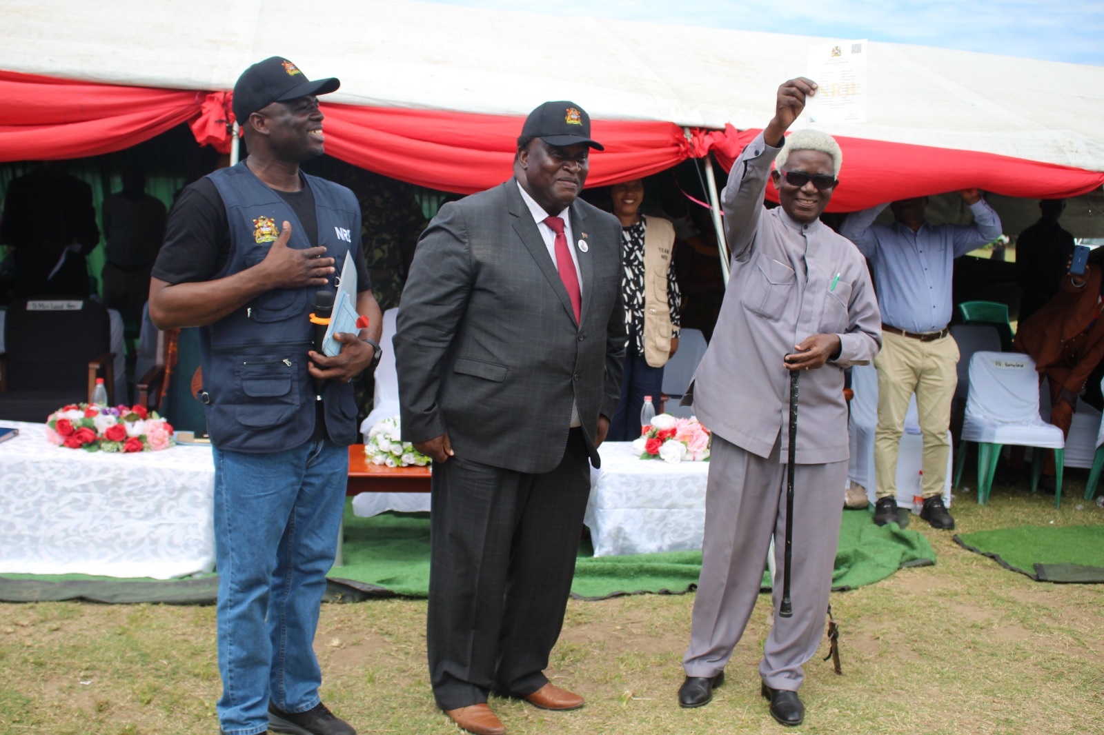 NRB Issues Birth Certificate to Paramount Chief Kyungu